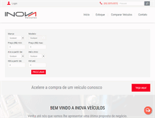 Tablet Screenshot of inovaveiculos.net